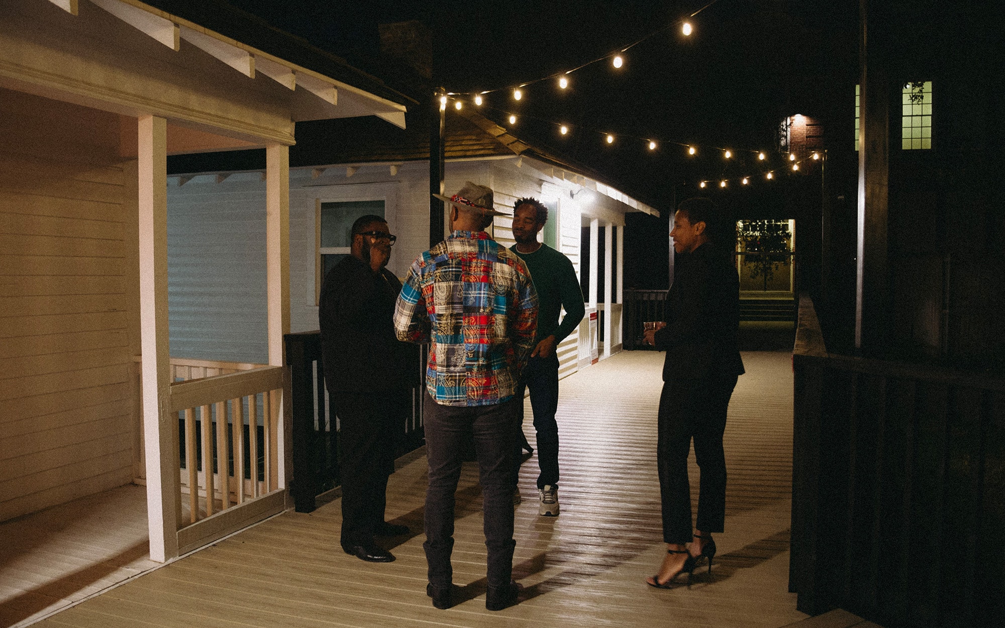 Private Reception of Bennett Road at Houston Freedmen's Town Visitor Center, 2024. Photo by Amaechina Blot.