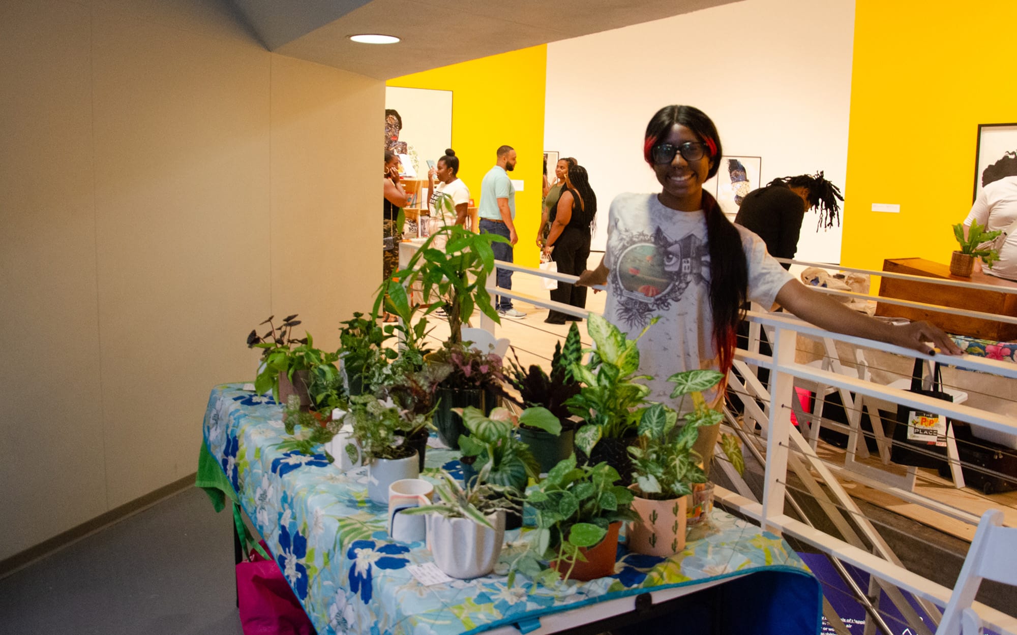 OpenCall TeenCouncil ArtMarket V2 PhotoFromJuneteenthLiberationMarket2022 2000x1250 Vendor at 2022 Juneteenth Liberation Market at Contemporary Arts Museum Houston.