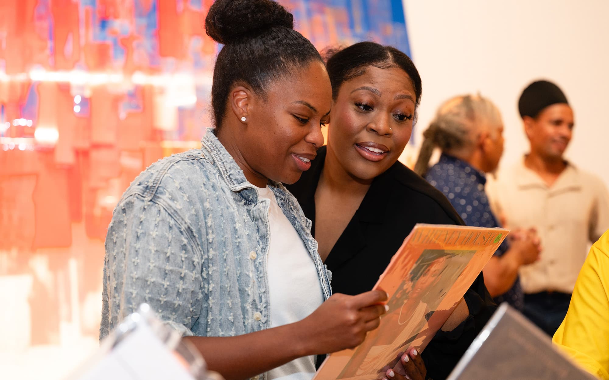 Public Opening of Tomashi Jackson: Across the Universe at Contemporary Arts Museum Houston, 2025. Photo by Tasha Gorel.